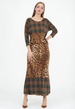 Miglior prezzo β¨ Madam-T Donna ERMINIA - Vestito Lungo - Brantorn Grün π