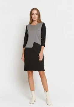 Le migliori recensioni di ⌛ Madam-T Donna Vestito Estivo - Grau Schwarz 🥰