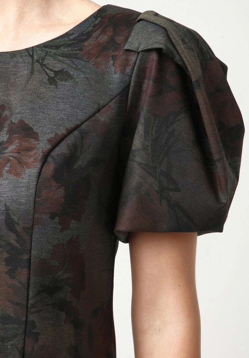 Nuovo β€οΈ Madam-T Donna ANGELICA - Vestito Di Maglina - Grau/braun π - immagine 6