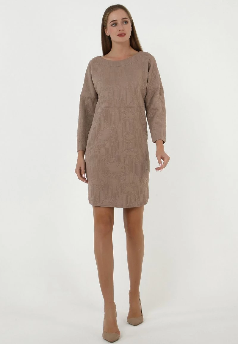 Sconto π Madam-T Donna LEONIE - Tubino - Dunkel Beige π₯ - immagine 2