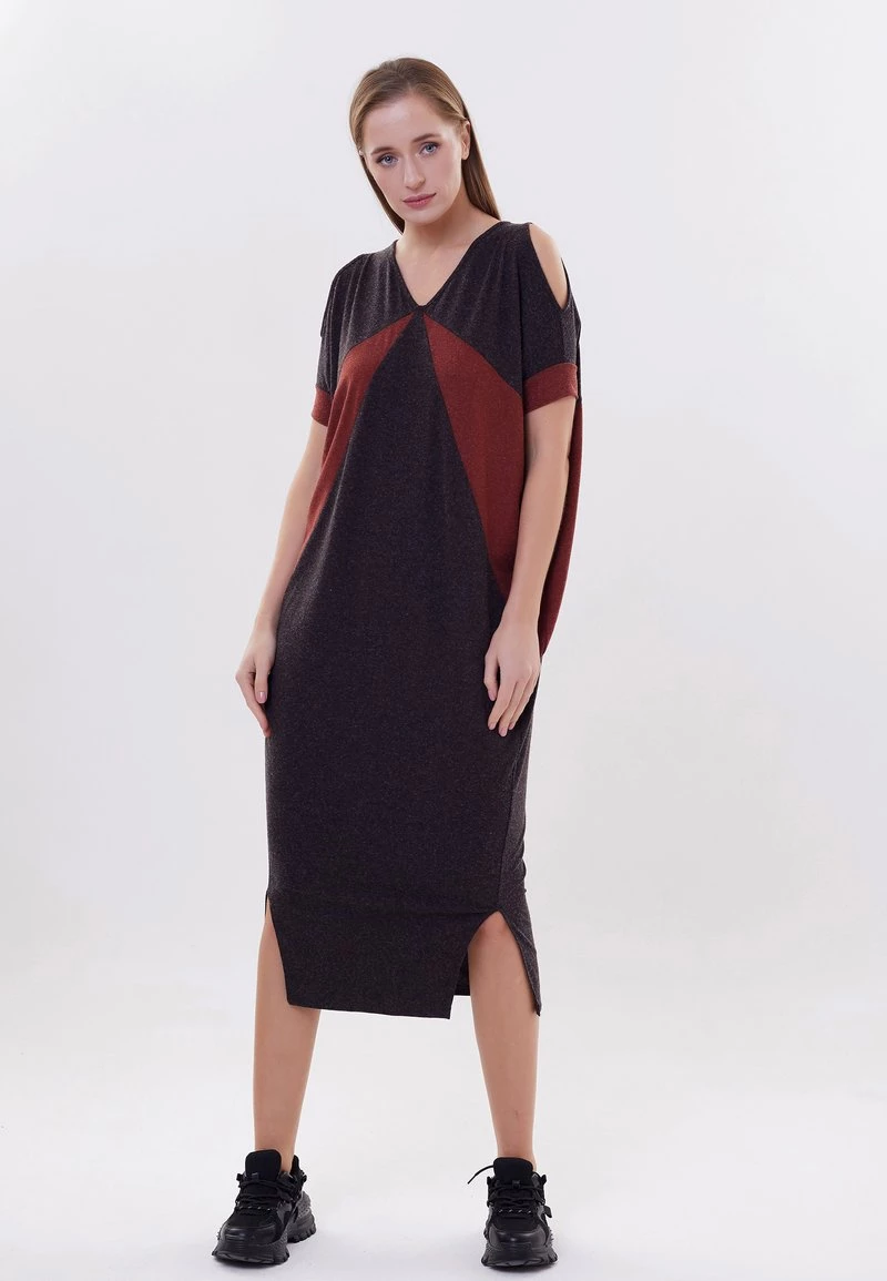 Bilancio π₯° Madam-T Donna SENTIABRINA - Abito In Maglia - Brantn Tera Orkotta π€© - immagine 2