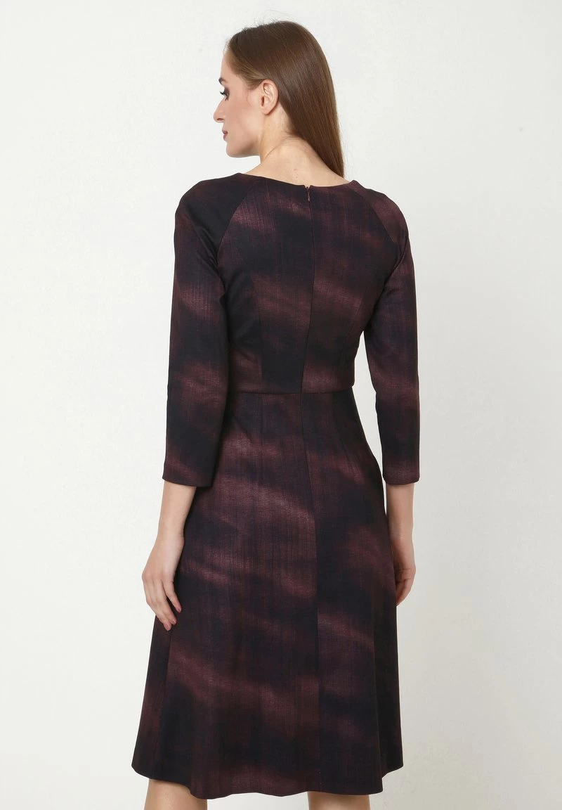 Bilancio π Madam-T Donna KITSA - Vestito Di Maglina - Lila Schwarz βοΈ - immagine 3