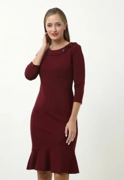 Vendita calda ❤️ Madam-T Donna KLEID DEVENTA - Vestito Estivo - Weinrot 🔔