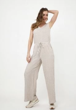 Bilancio 🛒 Madam-T Donna Tuta Jumpsuit - Beige 🌟