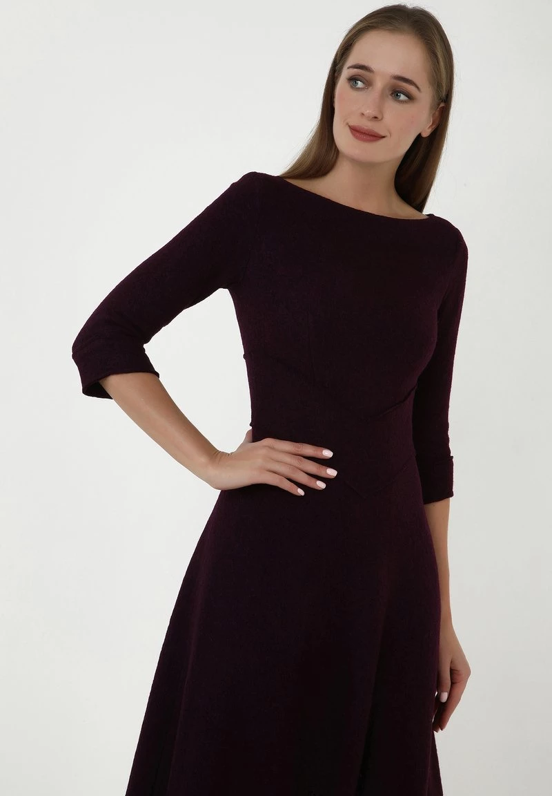 Offerte βοΈ Madam-T Donna YANNA - Vestito Di Maglina - Pflaume π₯ - immagine 5