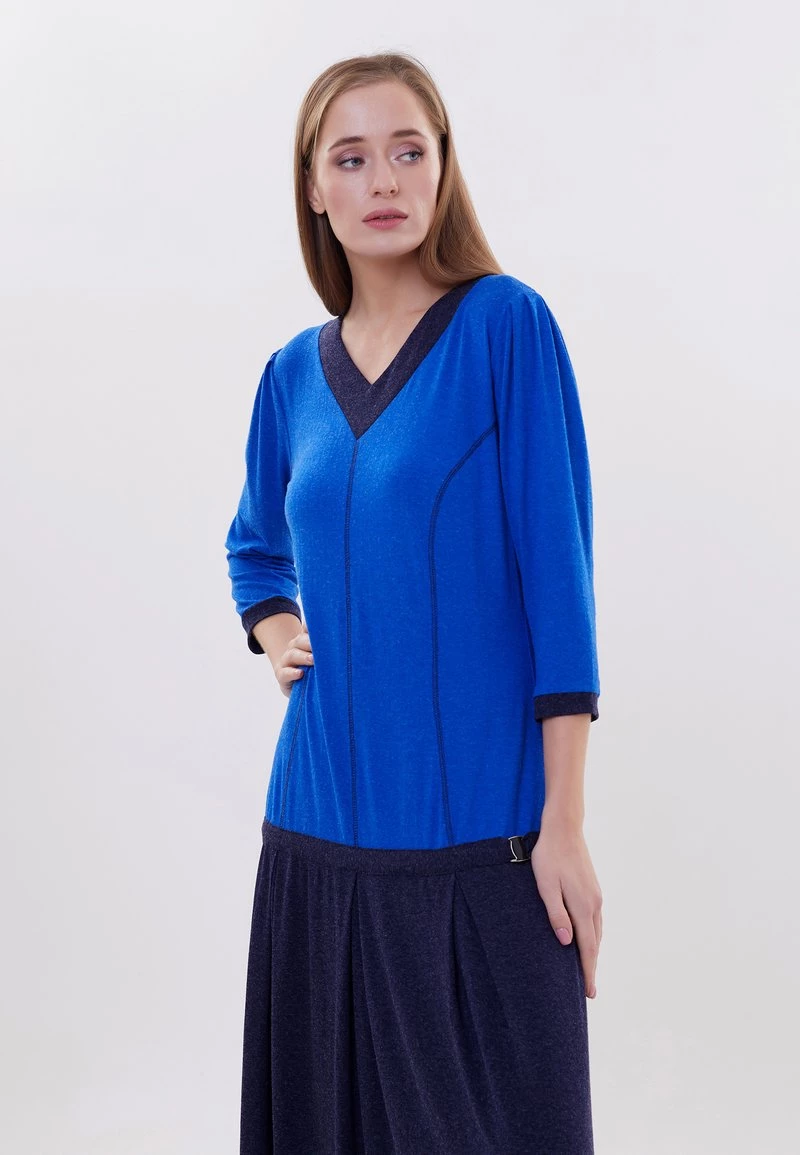 Acquistare π Madam-T Donna VARZINA - Vestito Lungo - Indigo π - immagine 7