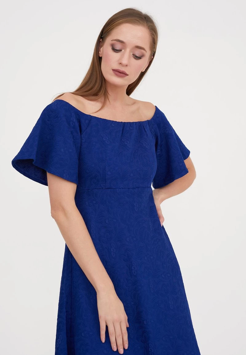 I primi 10 𧨠Madam-T Donna JOVANA - Vestito Elegante - Blau π - immagine 7