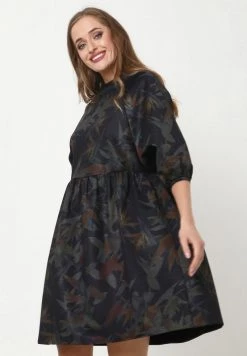 Migliore vendita 🤩 Madam-T Donna ADAMASA - Vestito Di Maglina - Blau Grau ⌛