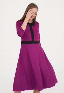 Vendita lampo π Madam-T Donna JEANETTE - Abito A Camicia - Lila Irena βοΈ