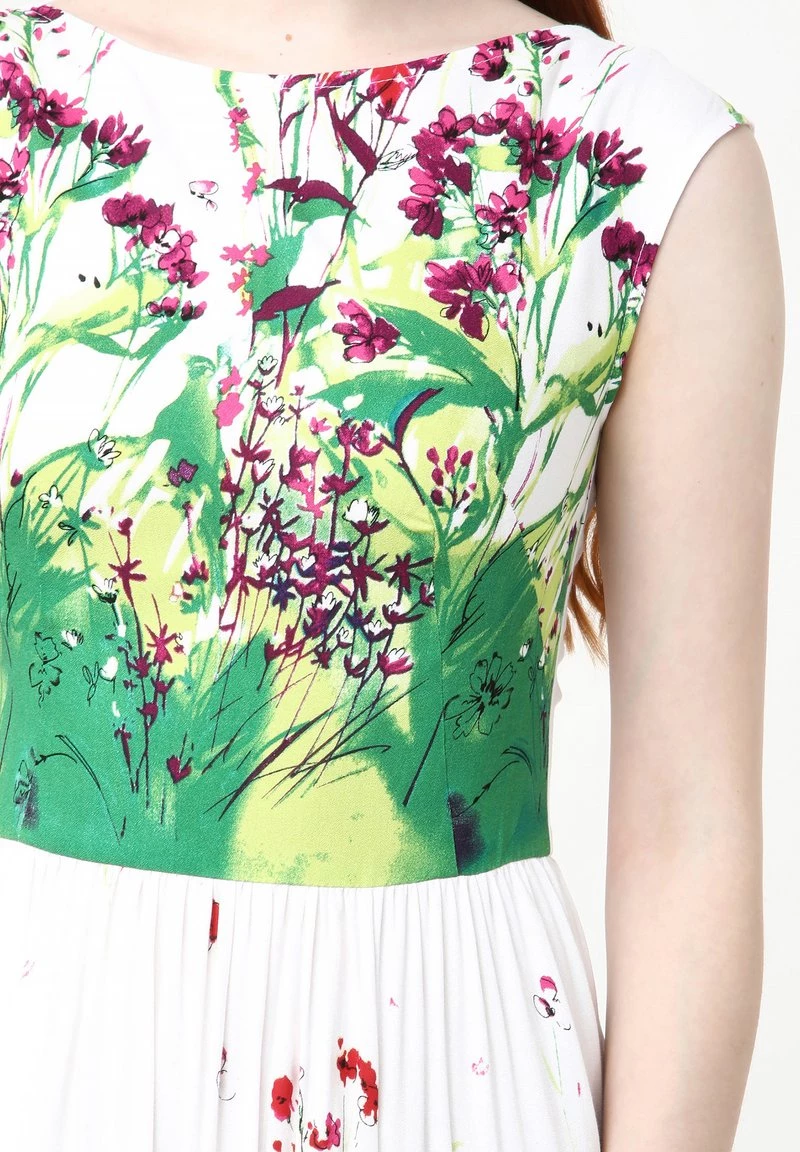 Offerte π Madam-T Donna Vestito Estivo - Weiß Hellgrün π₯° - immagine 4