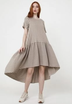 Migliore vendita π₯° Madam-T Donna EVA - Vestito Estivo - Hellbraun βοΈ