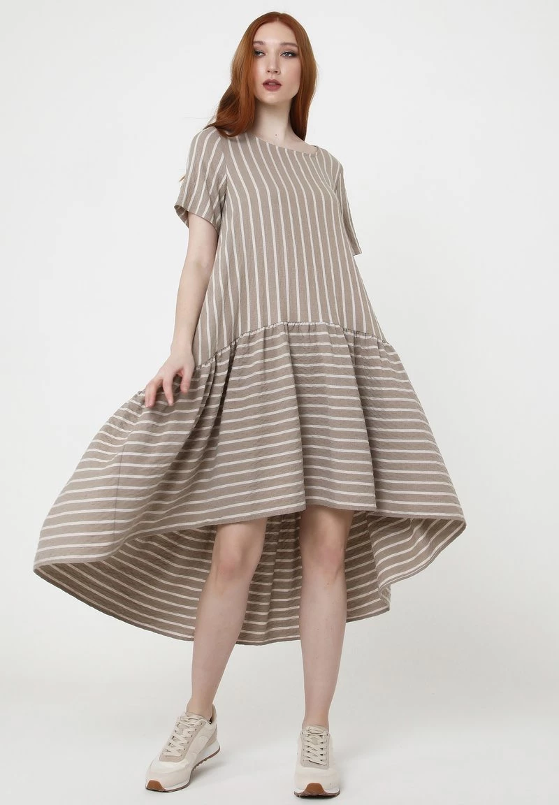 Migliore vendita π₯° Madam-T Donna EVA - Vestito Estivo - Hellbraun βοΈ