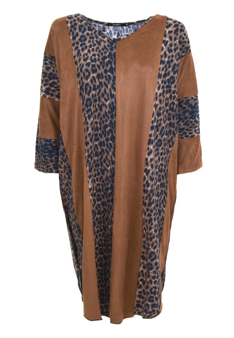 Buono π Madam-T Donna ELIA - Vestito Estivo - Beige / Blau π - immagine 8