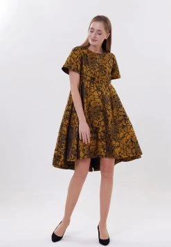 Buono π Madam-T Donna SIMPLIFY - Vestito Elegante - Bla Utzk/ Senf π