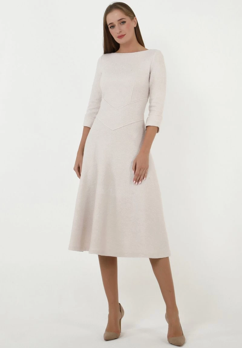 Miglior offerta π Madam-T Donna YANNA - Vestito Di Maglina - Creme π₯ - immagine 7