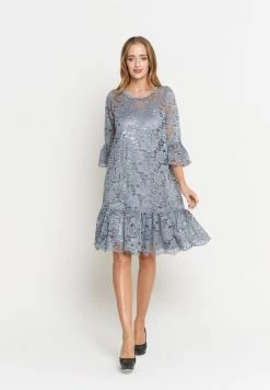 Vendita all'ingrosso 👍 Madam-T Donna NATELLA - Vestito Estivo - Grau 👍