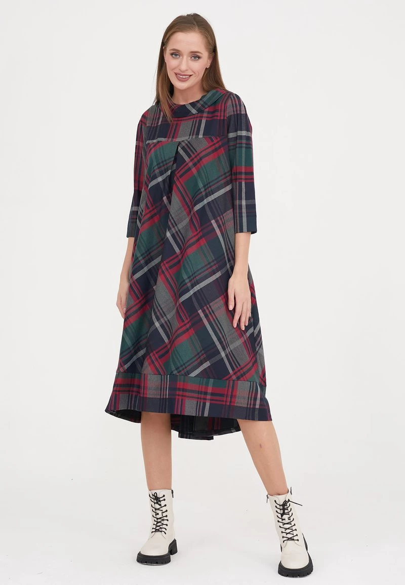 A buon mercato 𧨠Madam-T Donna JULIE - Vestito Estivo - Grün/ Rot π