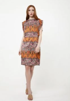 Acquistare 👍 Madam-T Donna Vestito Estivo - Ingwer Rosa 🛒