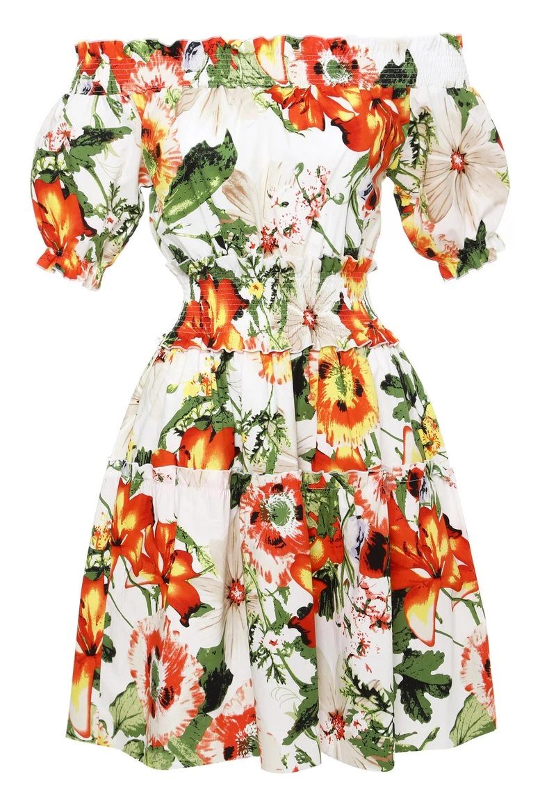 Acquistare π Madam-T Donna NAPOLI - Vestito Estivo - Milchig / Orange π - immagine 8