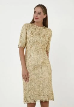 I primi 10 π Madam-T Donna TROPICANA - Vestito Elegante - Goldrute π