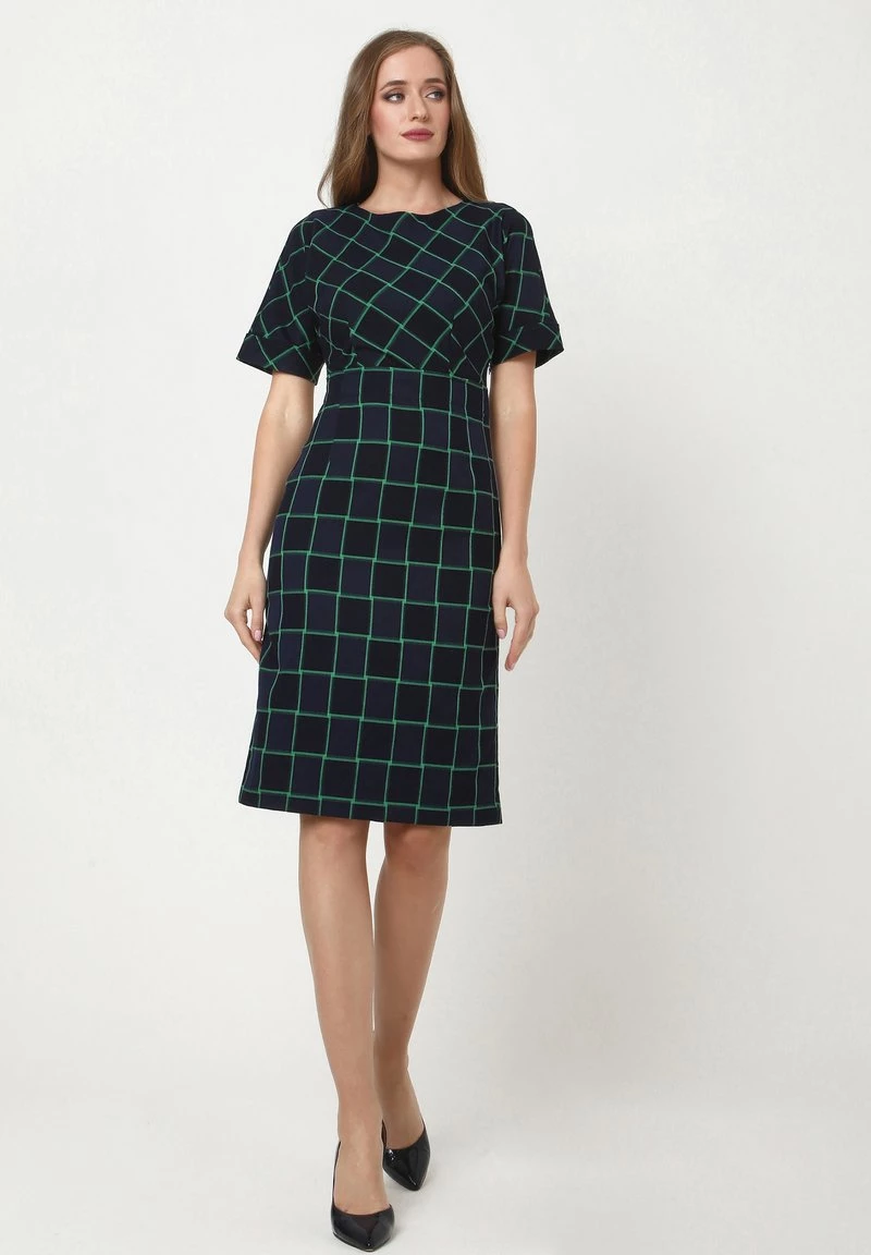 Vendita all'ingrosso 𧨠Madam-T Donna ALTEA - Vestito Di Maglina - Blau Grün π€© - immagine 2