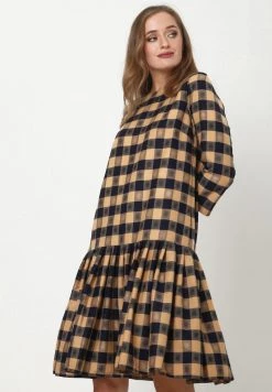 I primi 10 🥰 Madam-T Donna OTTILIANA - Vestito Estivo - Beige, Blau 🎉