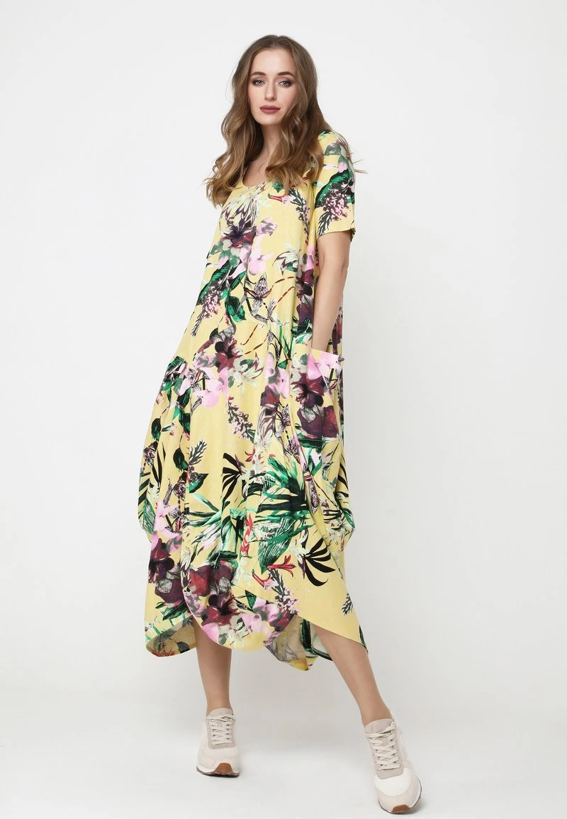 Vendita calda ⭐ Madam-T Donna KOSKA - Vestito Estivo - Gelbgrün ✔️