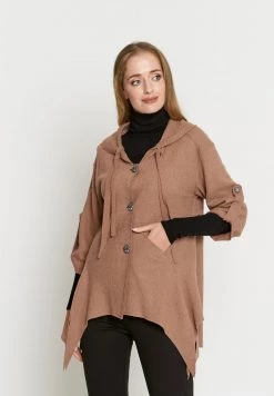 Vendita calda ⭐ Madam-T Donna Cardigan - Dunkelbeige 😀