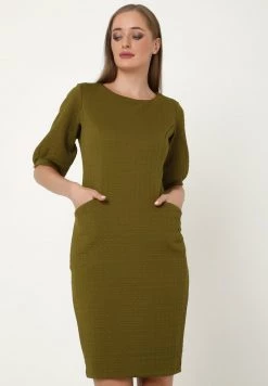 Acquistare ⭐ Madam-T Donna ALLTAGS AGARATA - Tubino - Khakifarben 🌟