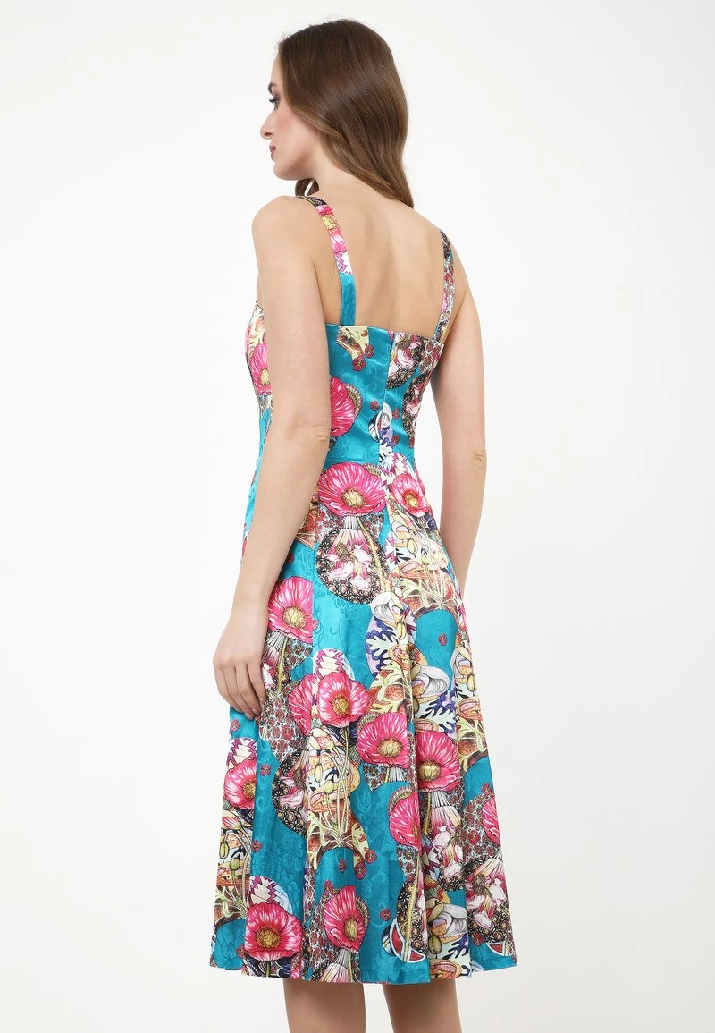 Vendita all'ingrosso 🧨 Madam-T Donna Vestito Estivo - Aqua Rosa ✔️ - immagine 3