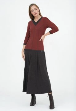 Offerte β€οΈ Madam-T Donna VARZINA - Vestito Lungo - Geboren Terrazzo/braiorn β