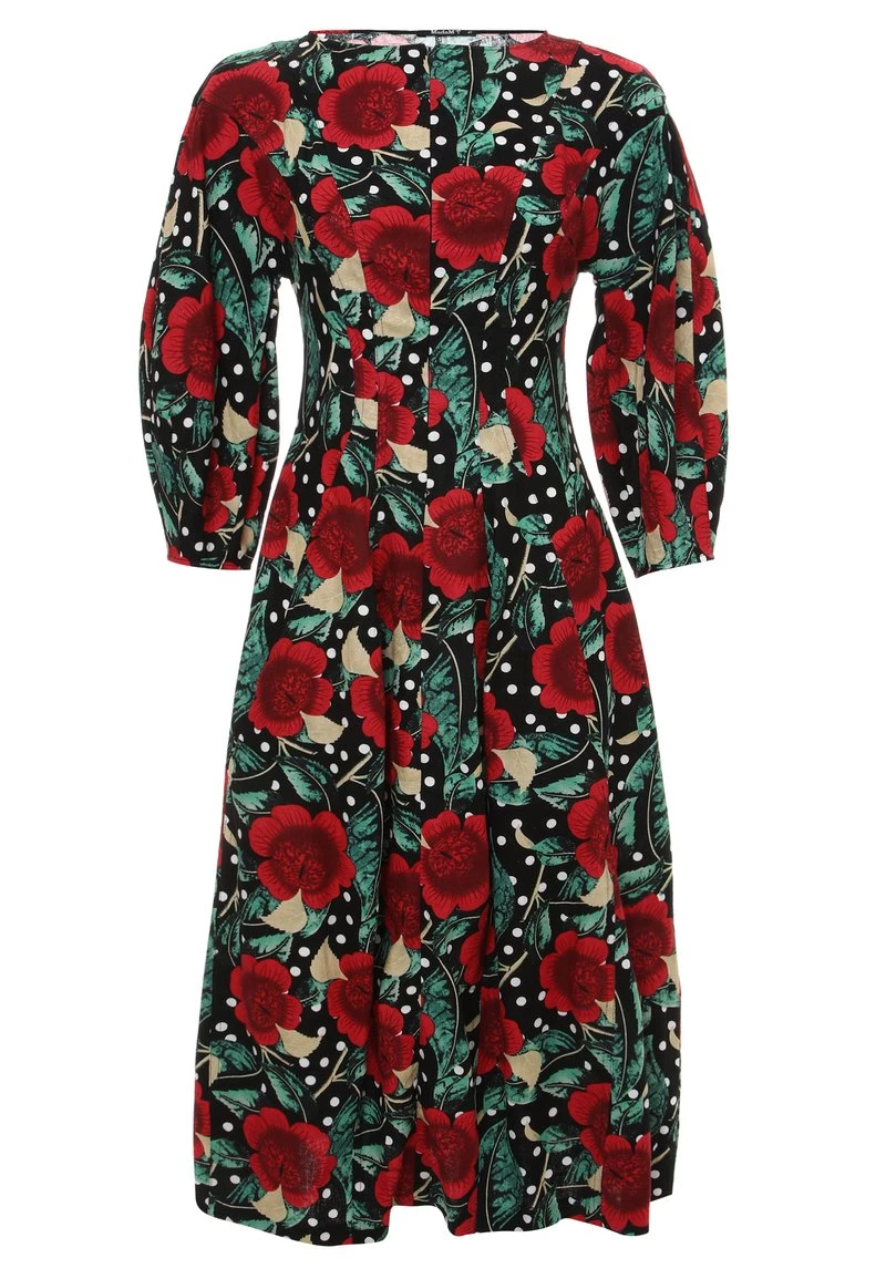 Vendita lampo β Madam-T Donna Vestito Estivo - Schwarz, Rot π - immagine 7