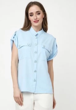 Nuovo di zecca 👍 Madam-T Donna AMEDEA - Camicia - Blau 👍