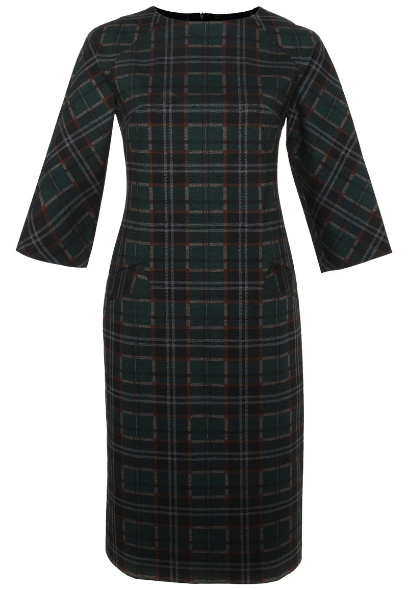 Miglior prezzo π Madam-T Donna Vestito Di Maglina - Schwarz Grün π - immagine 7