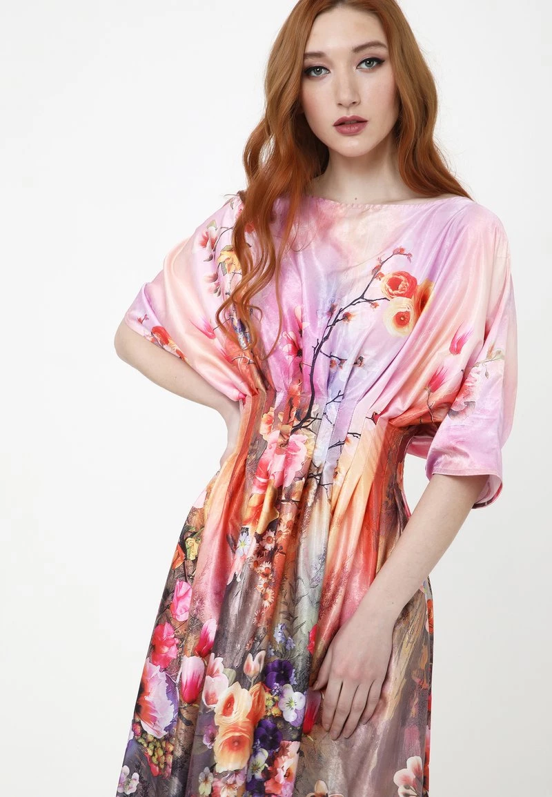 Nuovo β€οΈ Madam-T Donna KVINTA - Vestito Estivo - Blass Rosa, Rot π - immagine 5