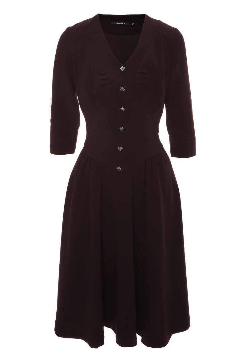 Le migliori recensioni di π Madam-T Donna DAISY - Vestito Estivo - Braun π - immagine 7