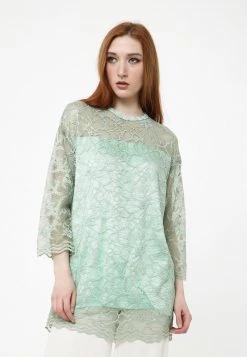 Buono ⌛ Madam-T Donna Tunica - Hellgrün ⭐