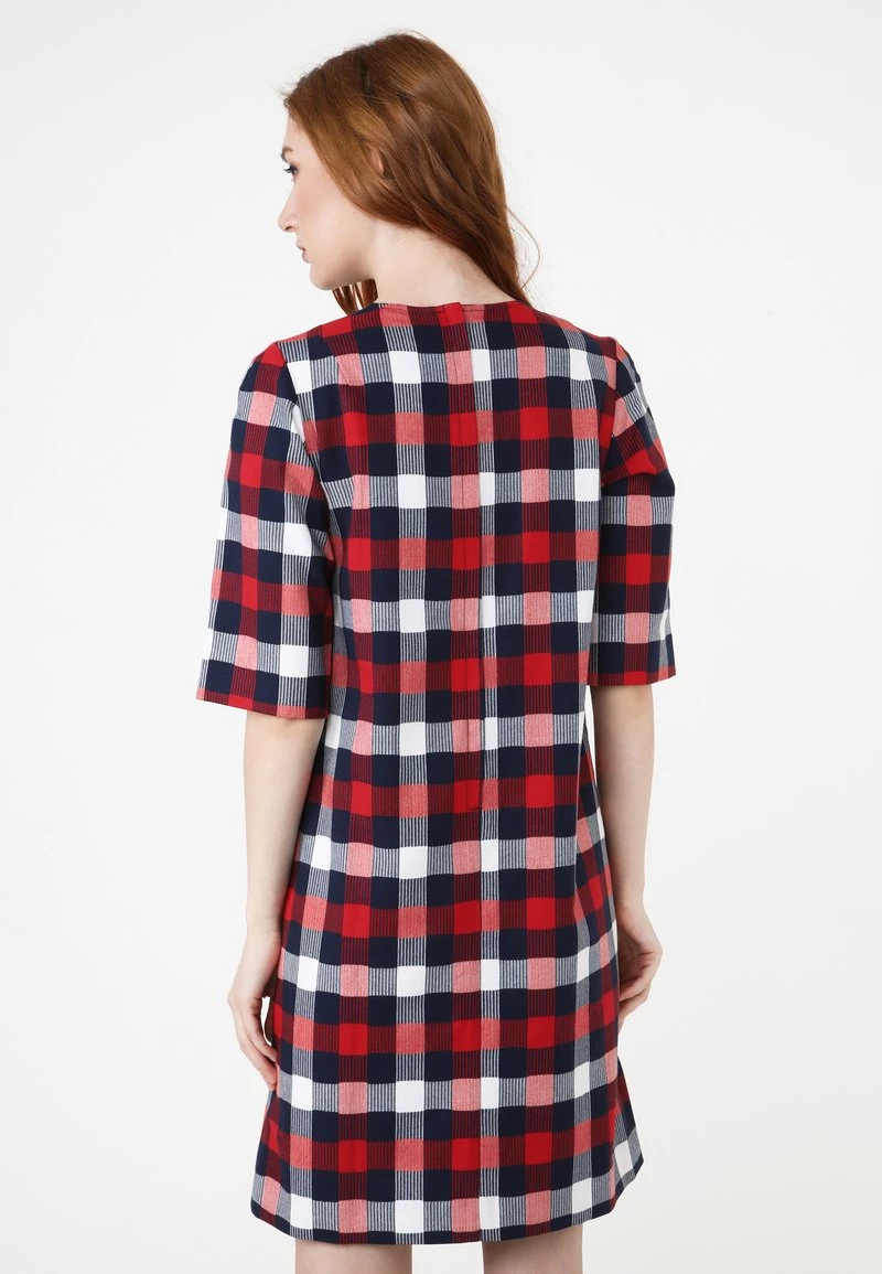 Miglior prezzo π Madam-T Donna Vestito Estivo - Blau Weiss π₯° - immagine 3