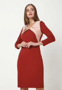 Miglior prezzo 👏 Madam-T Donna AMRITA - Tubino - Red 😉