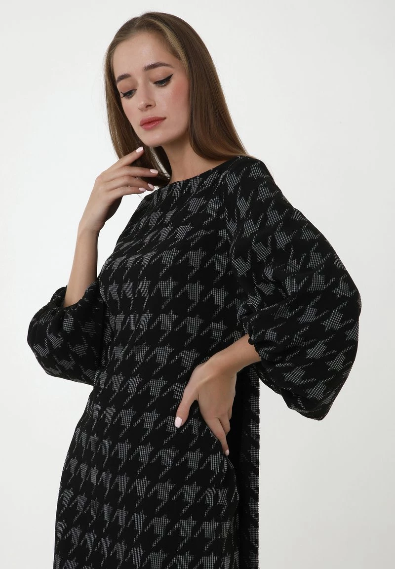 Vendita lampo π Madam-T Donna ULANA - Vestito Estivo - Schwarz/weiß π - immagine 4