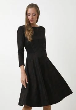 Bilancio 😉 Madam-T Donna LUIZIANA - Vestito Estivo - Schwarz/braun ⭐