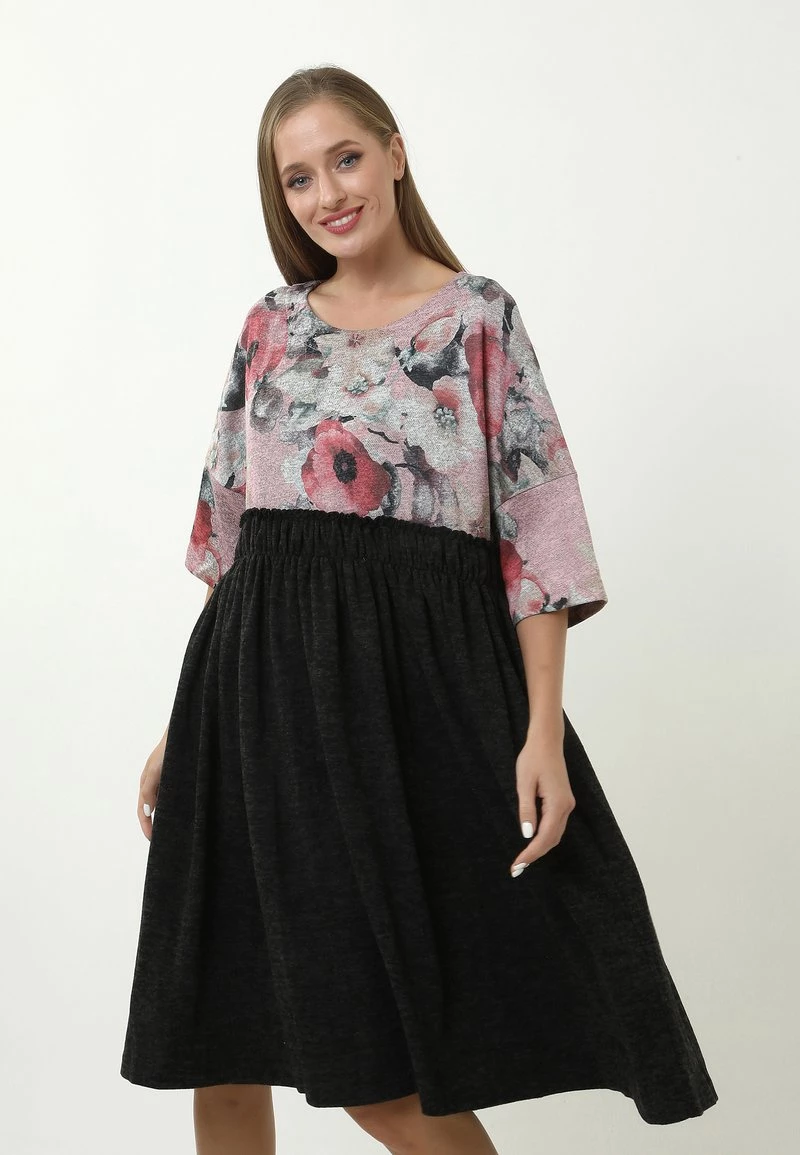 Miglior prezzo π Madam-T Donna KLEID OFELIA - Tubino - Schwarz π