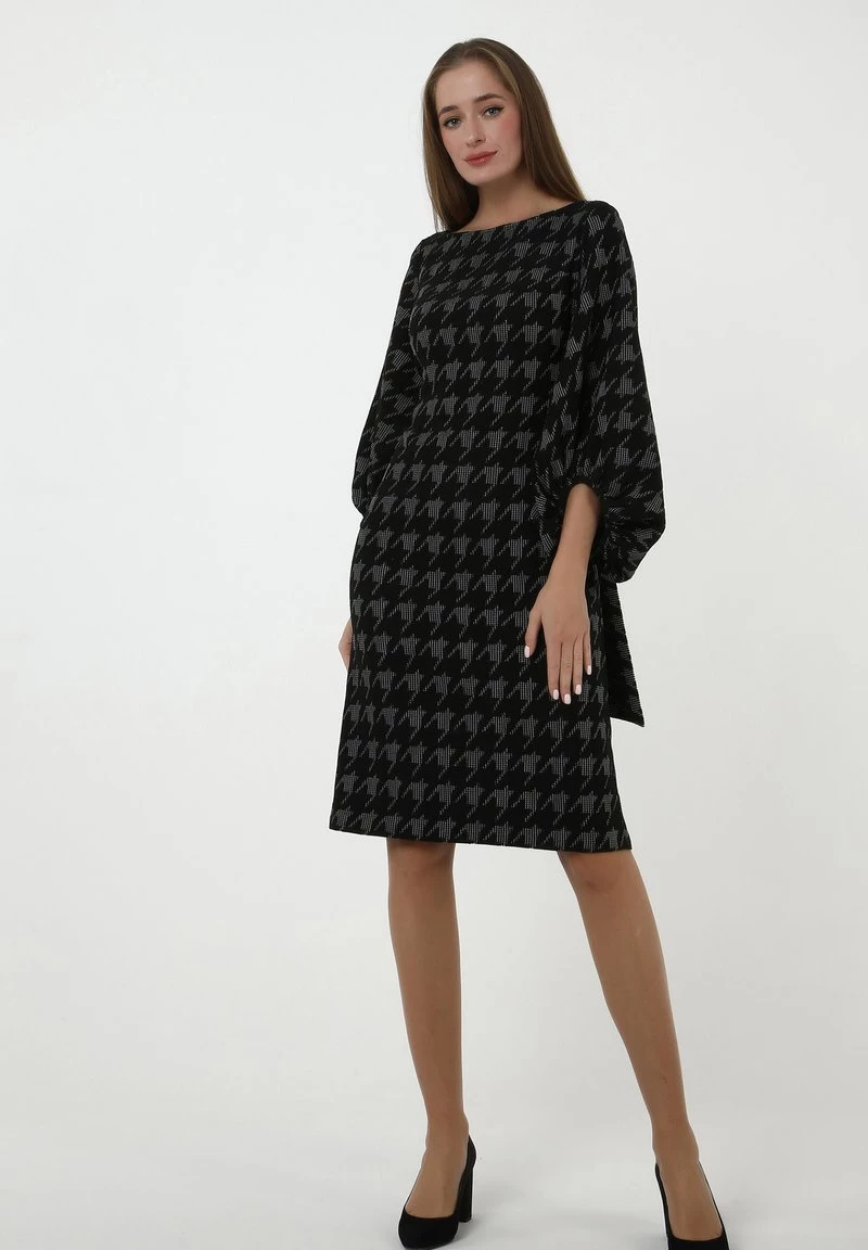 Vendita lampo π Madam-T Donna ULANA - Vestito Estivo - Schwarz/weiß π - immagine 7