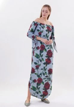 Bilancio π Madam-T Donna SILVIA - Vestito Lungo - Beiträge Von Silio/rot β