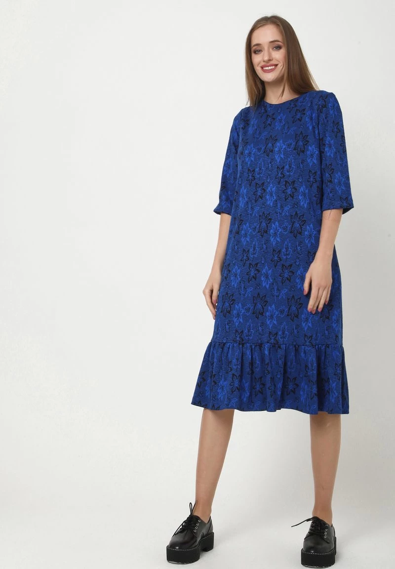 Il piรน economico ๐ Madam-T Donna Vestito Estivo - Indigo, Hellblau ๐ - immagine 2