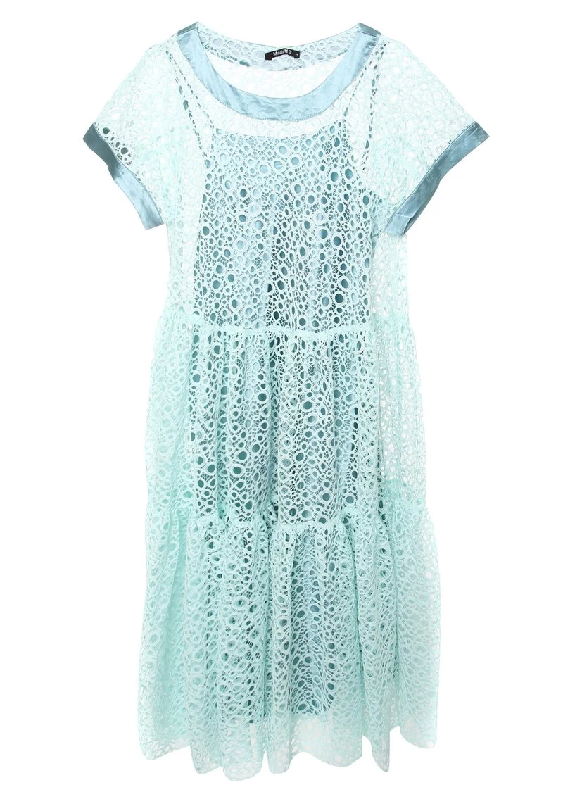 Buono π Madam-T Donna ROMENA - Tubino - Hellgrün π― - immagine 7