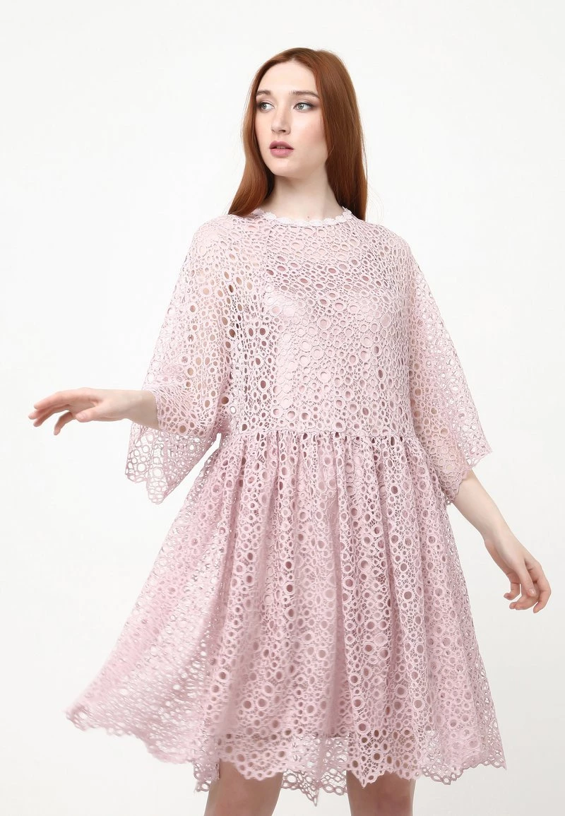 Vendita lampo π₯° Madam-T Donna ADAMASA - Vestito Elegante - Lavendel Rosa π - immagine 6