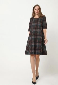 Le migliori recensioni di β Madam-T Donna ASIDA - Vestito Di Maglina - Grün, Braun π―