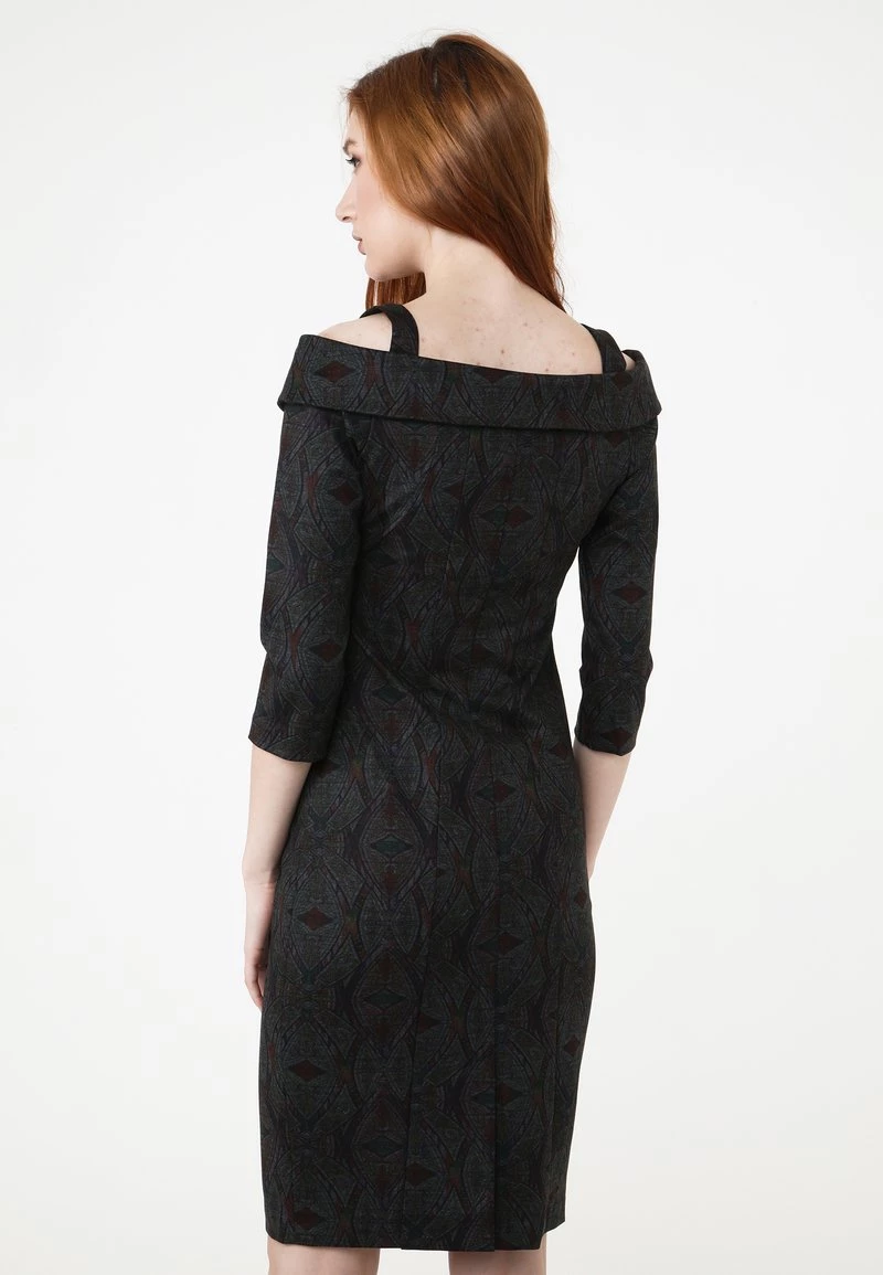 Miglior offerta π₯° Madam-T Donna ALTOONA - Vestito Elegante - Wein Rot/ Grün π₯ - immagine 3