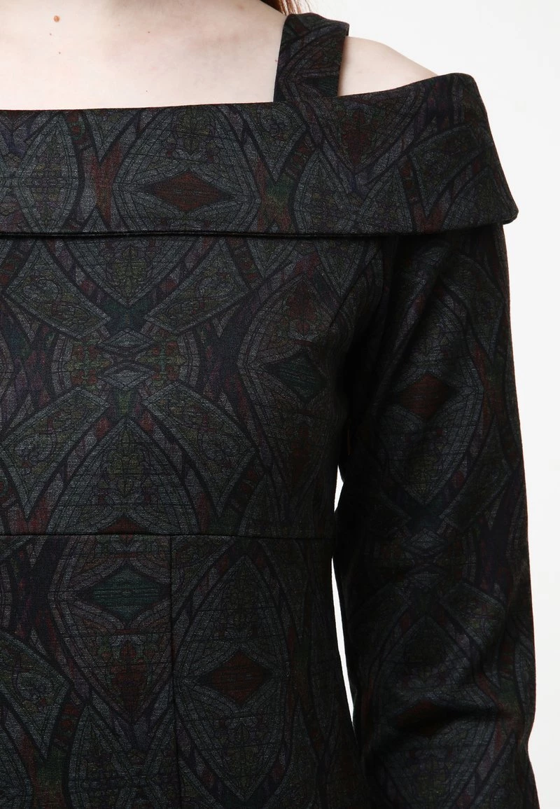 Miglior offerta π₯° Madam-T Donna ALTOONA - Vestito Elegante - Wein Rot/ Grün π₯ - immagine 6